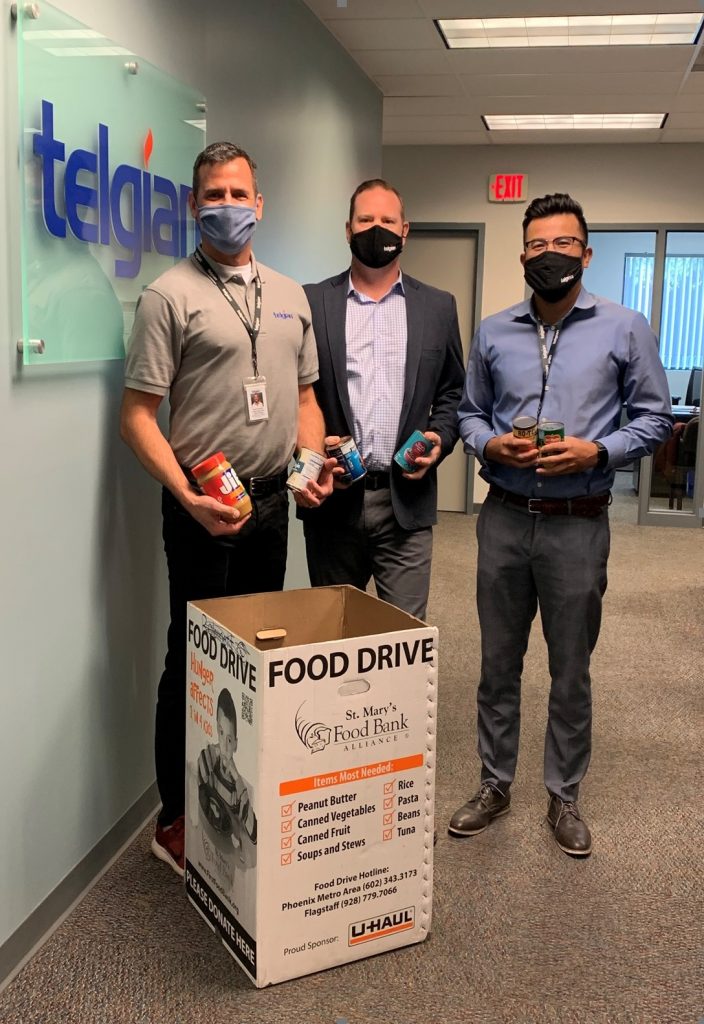 Telgian Food Drive Helps Mitigate COVID-19's Impact on Arizona Food Insecurity