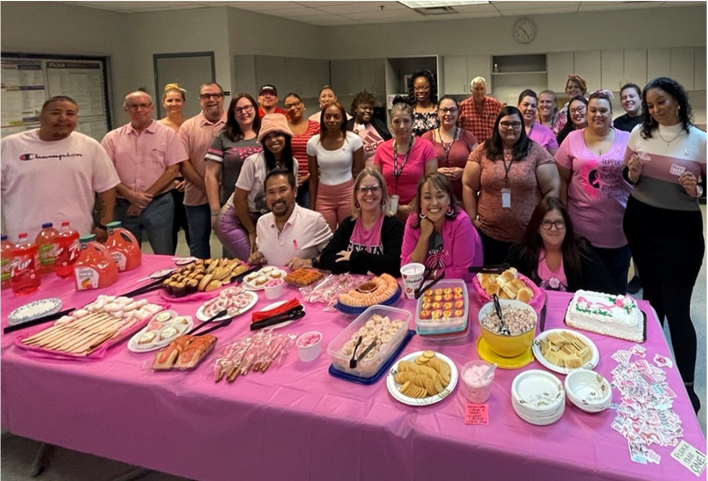 Telgian Holds a "Pink Out" in Support of Breast Cancer Awareness Month