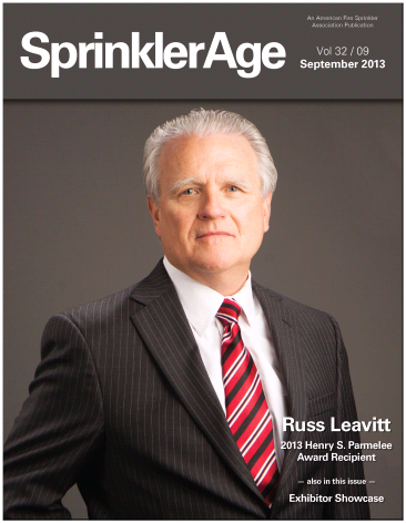 2013 Henry S. Parmelee Award presented to Telgian's Russ Leavitt