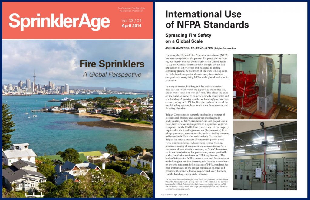 International Use of NFPA Standards