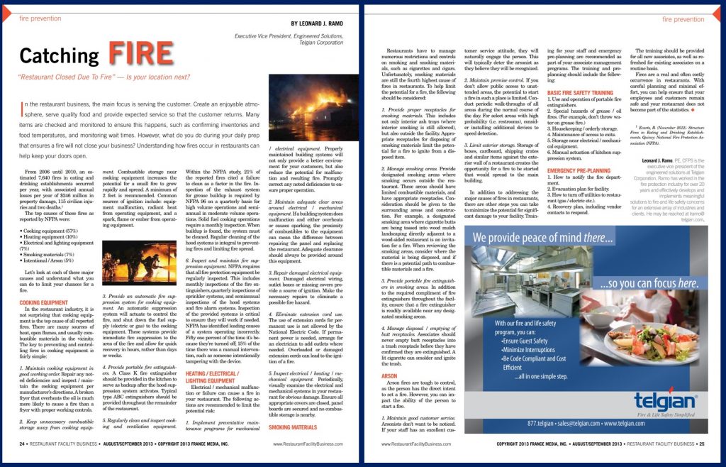 Understanding restaurant fires can help keep doors open