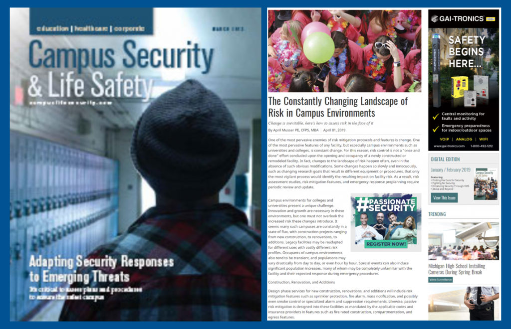 Campus Security & Life Safety showcases Telgian's April Musser