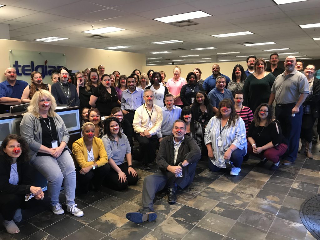 Telgian celebrates Rose Nose Day