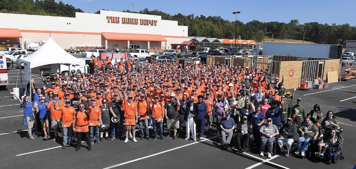 Telgian is supporting our Veterans at the 2019 Home Depot Foundation Event hosted by the Supply Chain Department