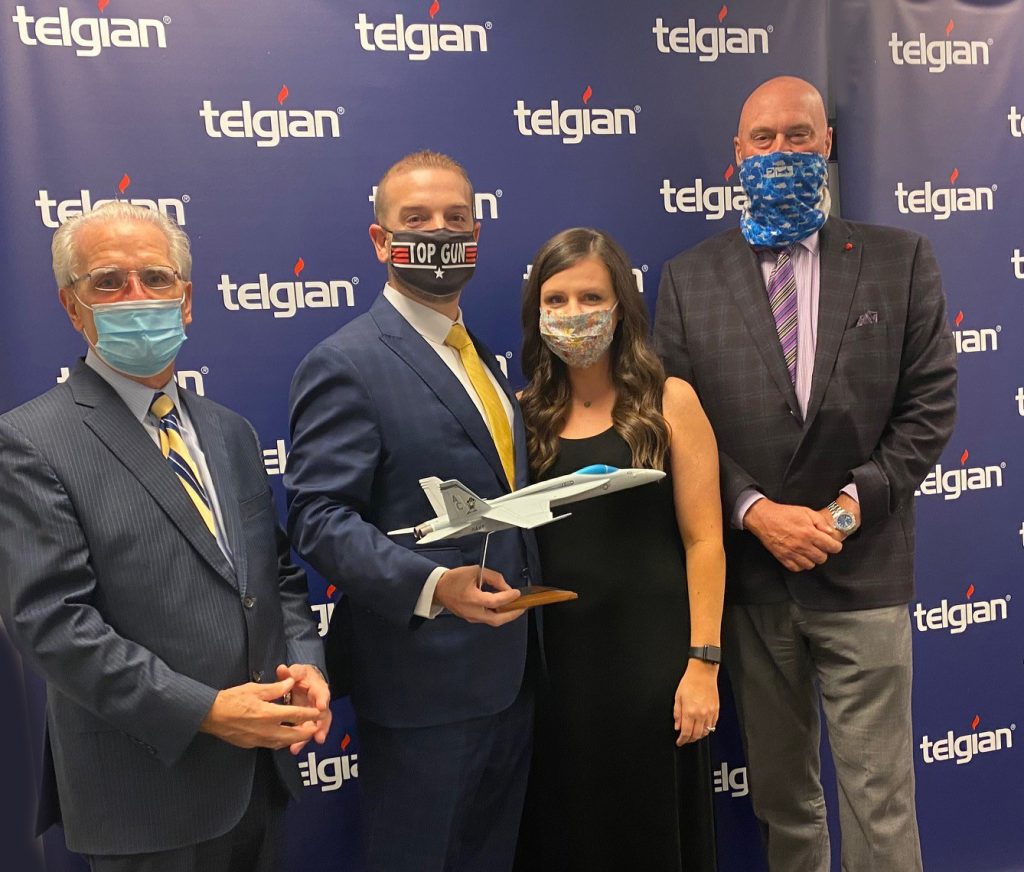 Drew Gerard Wins Telgian Engineering & Consulting Top Gun Award