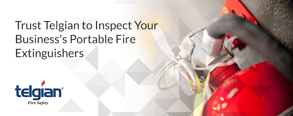 Trust Telgian to Inspect Your Business's Portable Fire Extinguishers