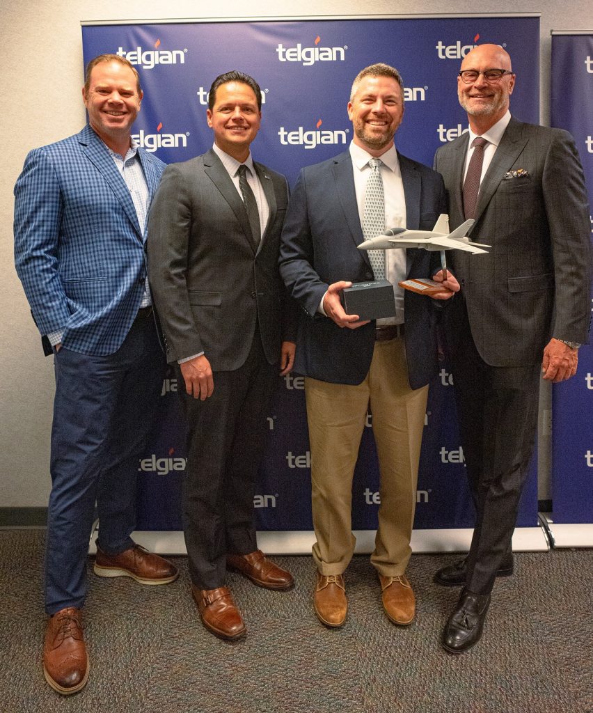 David Jensen Wins Annual Telgian Fire Safety Top Gun Award