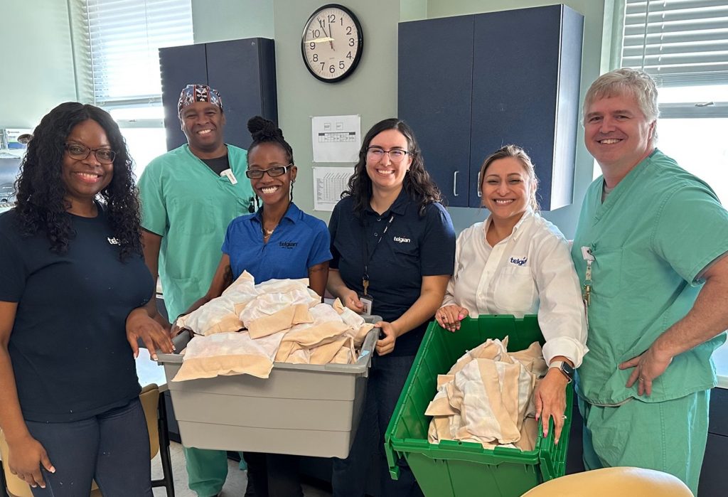 Telgian Associates Give Back: A Day of Volunteering at the Arizona Burn Center