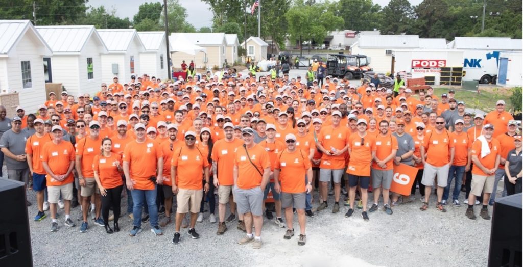 Tiny Homes? Big Impact! Telgian Sponsors the Home Depot Foundation