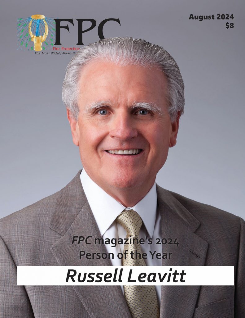 Telgian Executive Chairman Russ Leavitt was recently named FPC Magazine’s Person of the Year for 2024. The award honors those who help fire sprinkler contractors, are engaged in education, and are actively promoting fire sprinkler system installations.